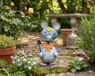 Putzige Maus Lotta ca. 24 cm - Dekofigur